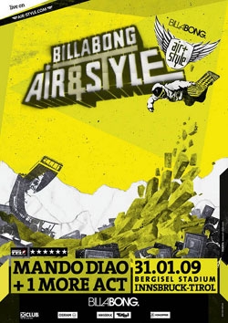 Billabong Air & Style Innsbruck - Tirol 2009 - самый большой Quarter Pipe в мире