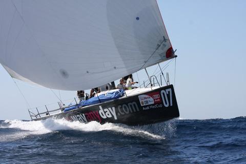 Российская парусная команда RUS7 на Audi MedCup 2009